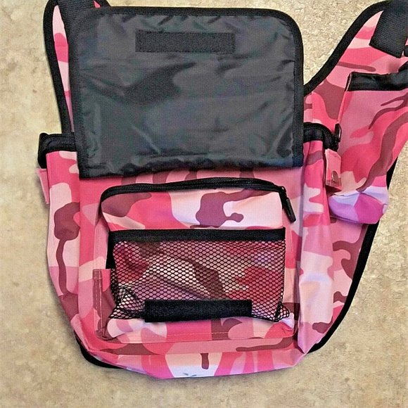 Nexpak Pink Camo Cordura Shoulder Pack Sling HandBag - Picture 3 of 7